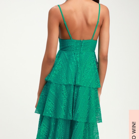 Lulu’s Green Dress - Picture 2 of 6